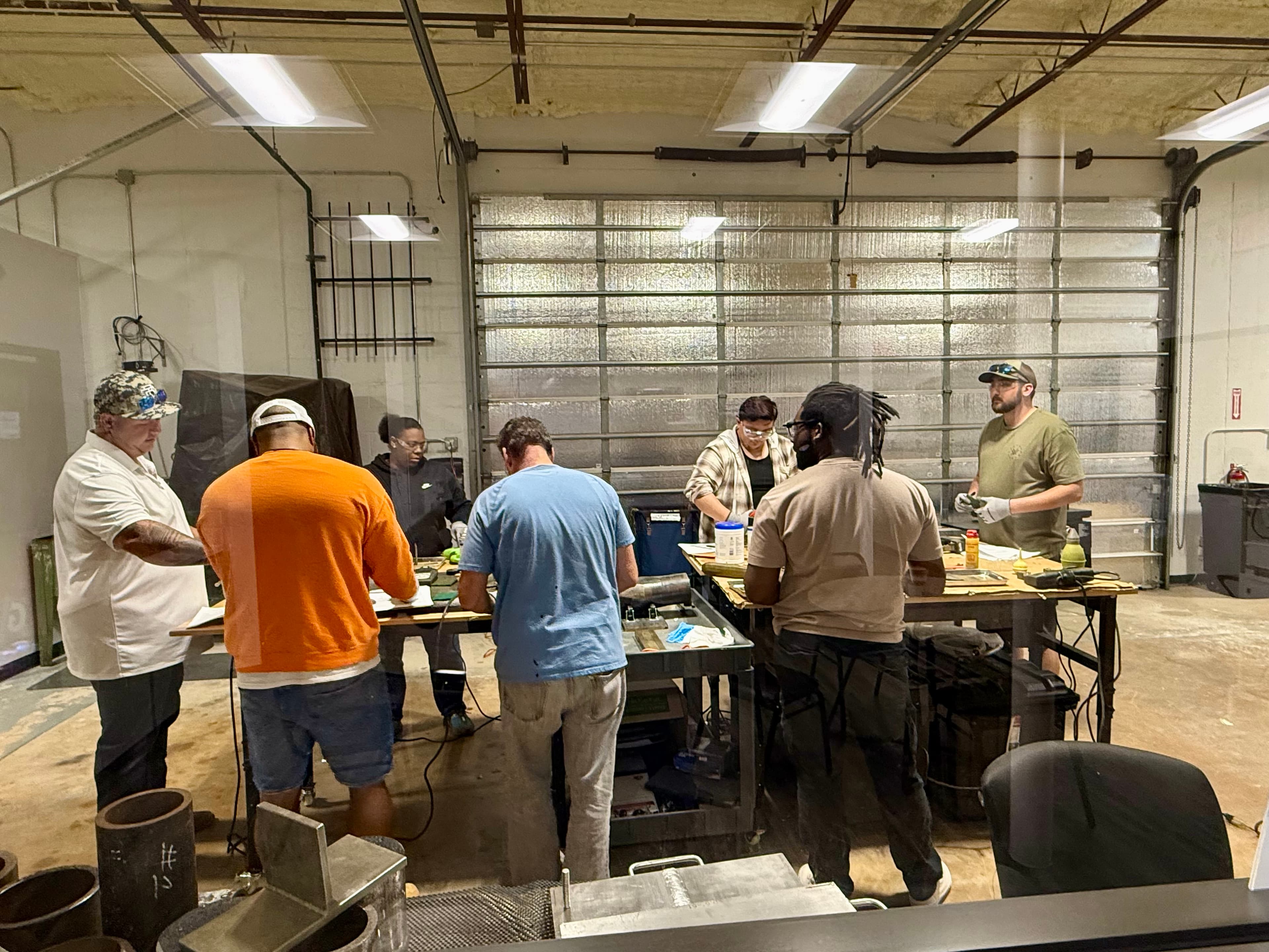 Students in training