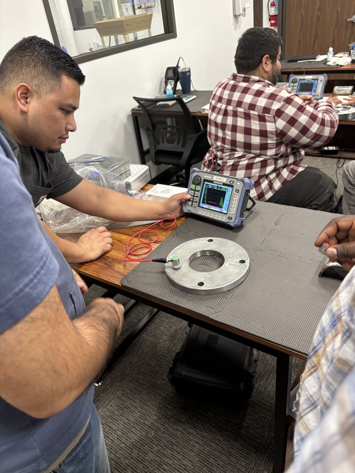 Students in training