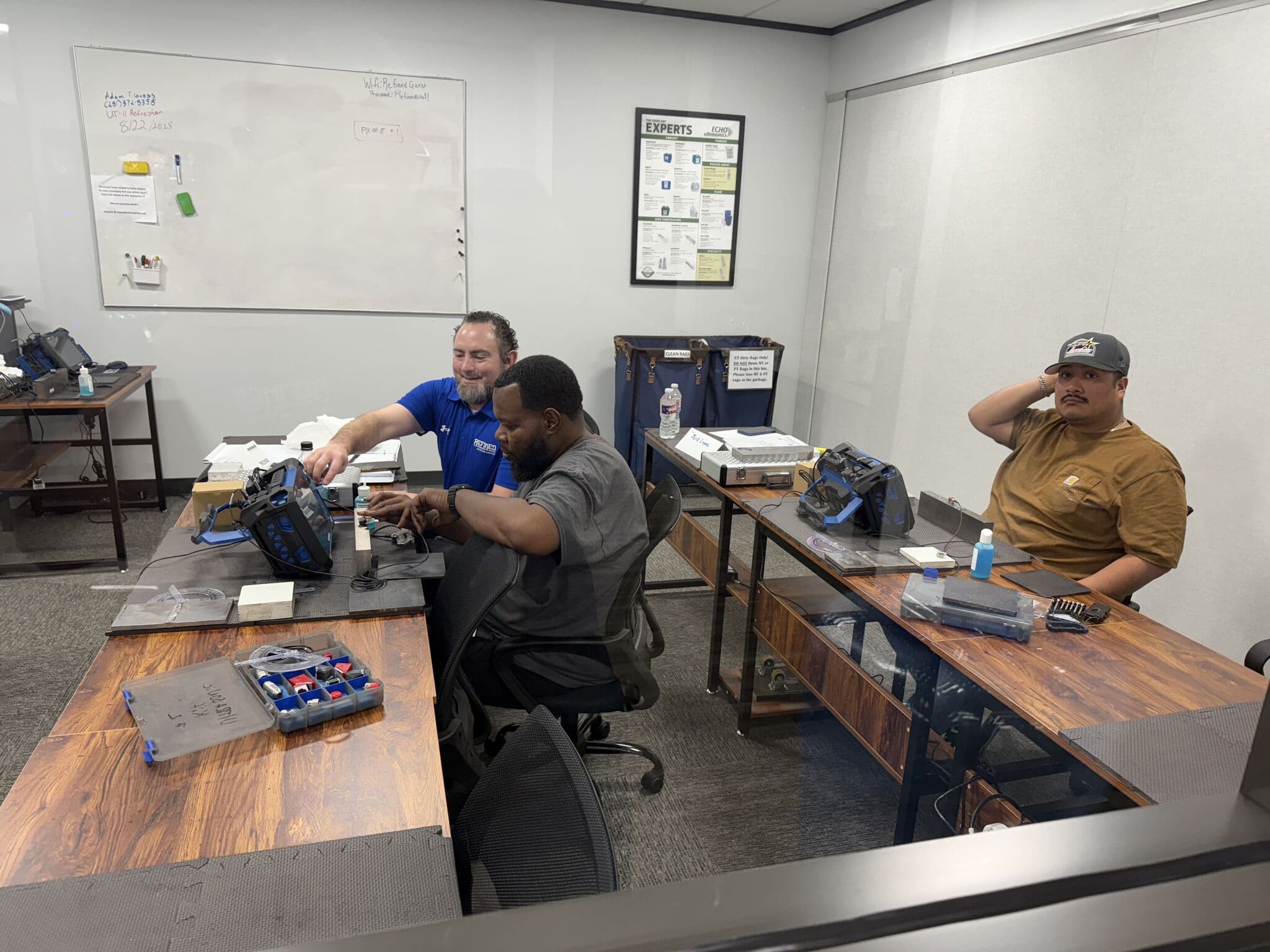 Students in training